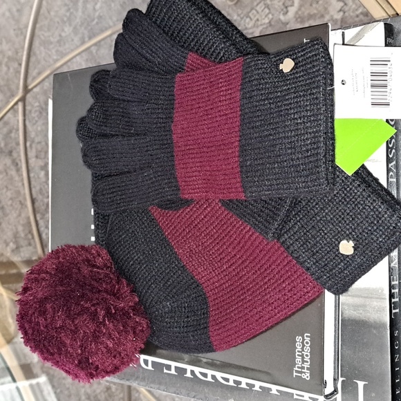 kate spade Accessories Nwts Kate Spade Hat Gloves Poshmark